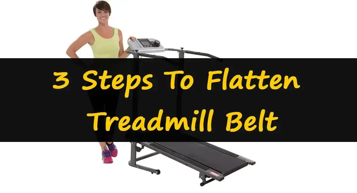 How To Flatten Straighten Treadmill Belt