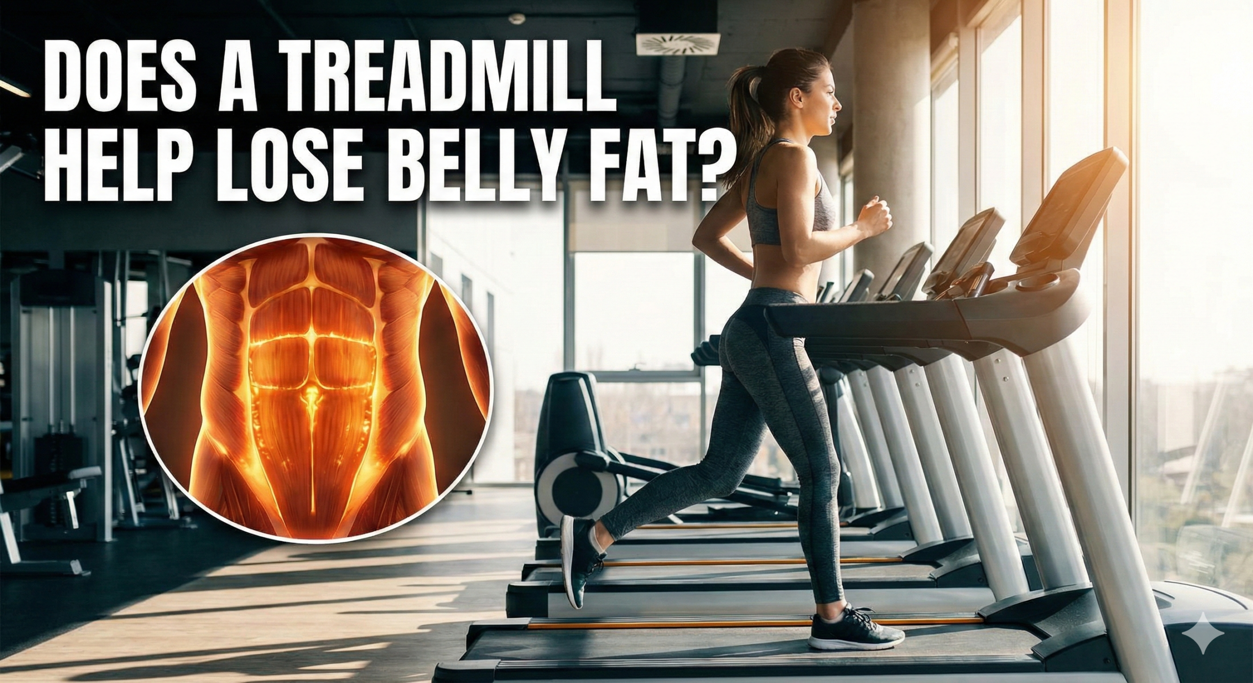 Does a treadmill help lose belly fat?